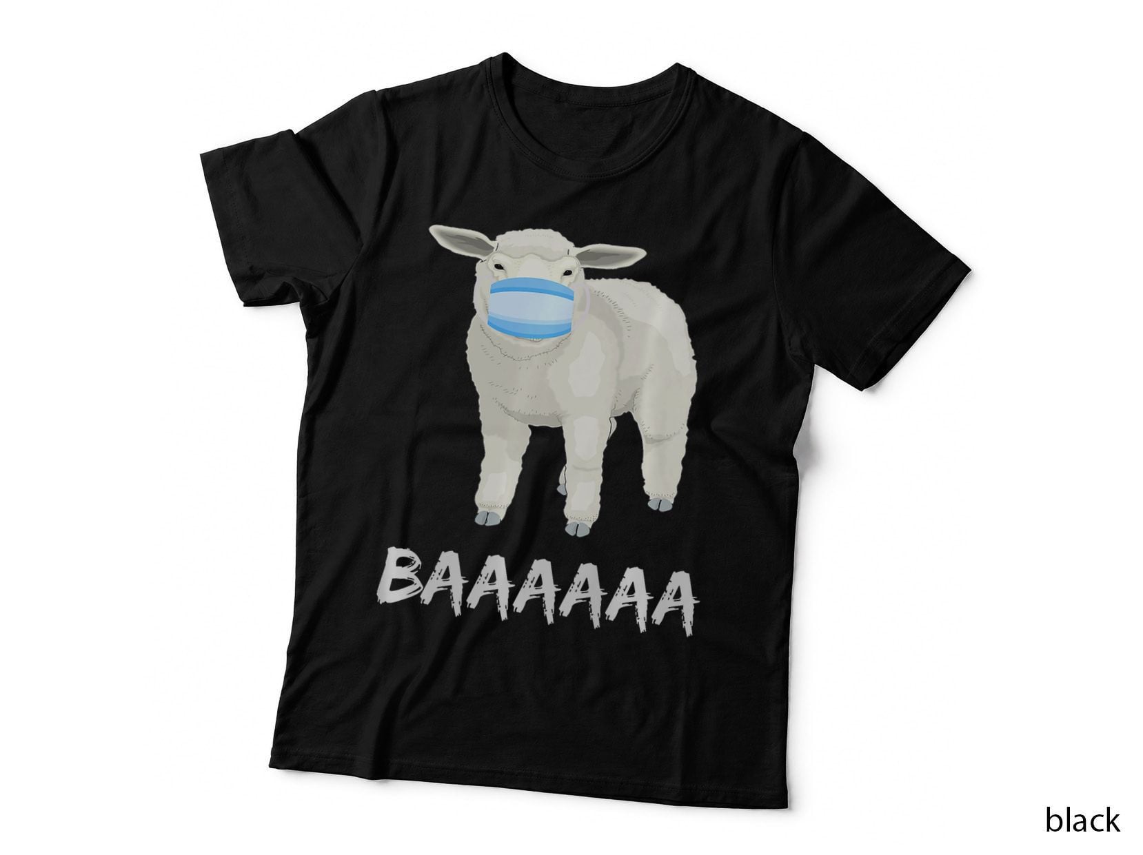Anti Mask Sheep or Sheeple with Face Mask, Insect T-Shirt
