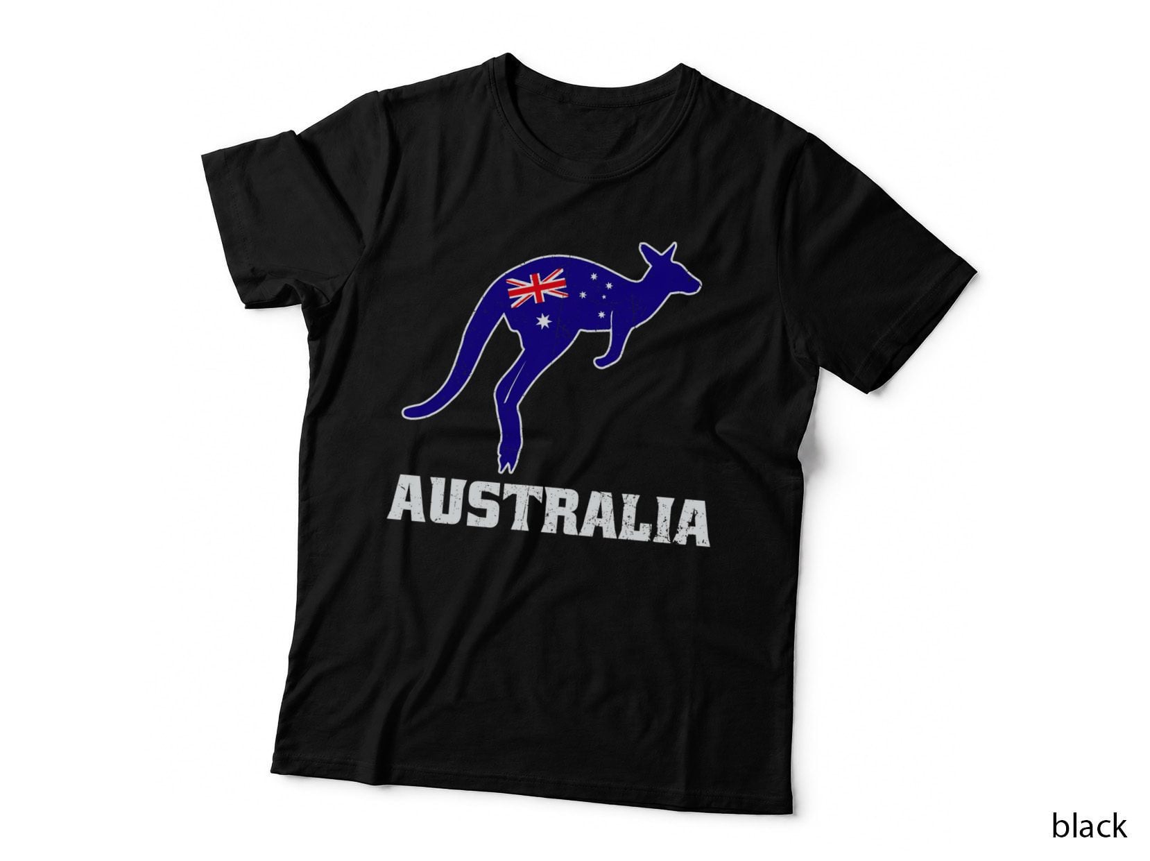 Australian Kangaroo Australia Flag Souvenir Aussie Souvenir T-Shirt