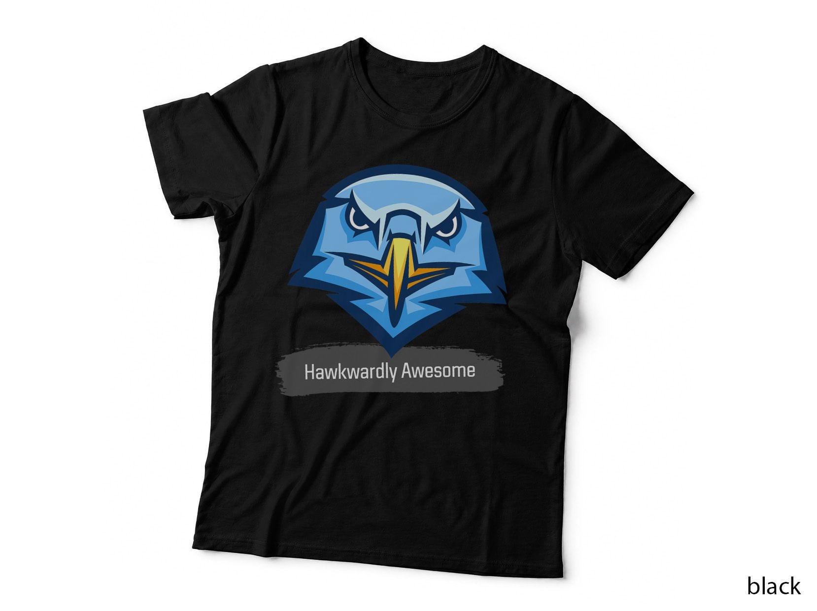 Hawk Design Hawkwardly Awesome T-Shirt
