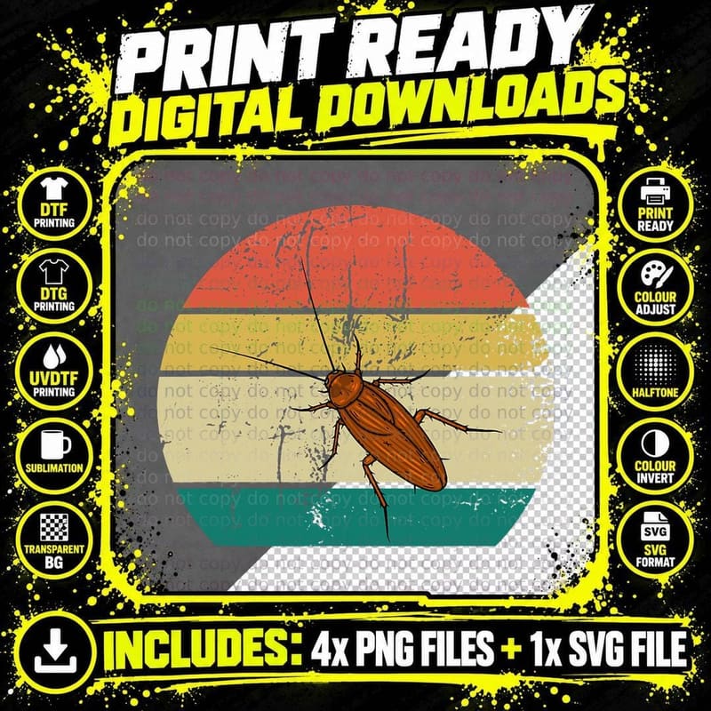 Insect Lover - Entomology Expert Flying Insects Png SVG Digital Bundle