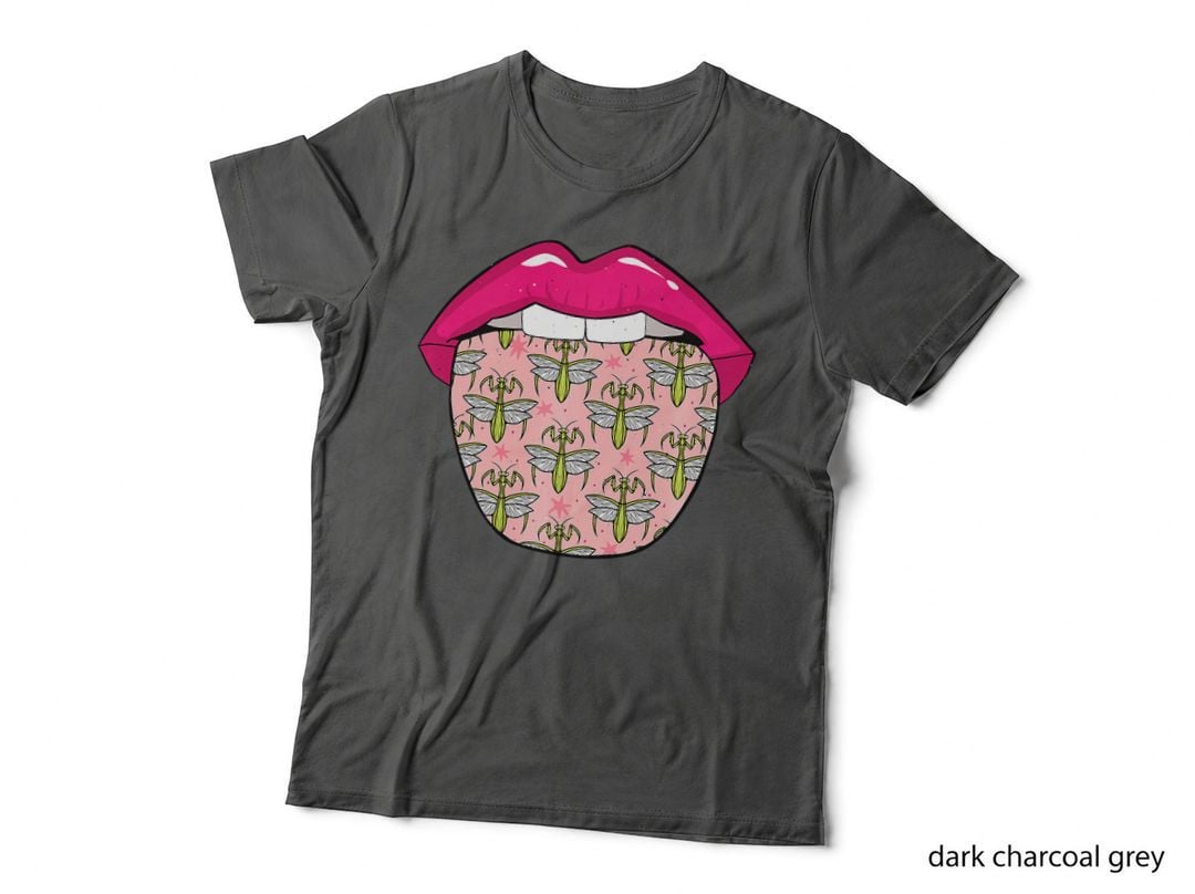 Insect Tongue Entomology - Entomologist Praying Mantis, Insect T-Shirt