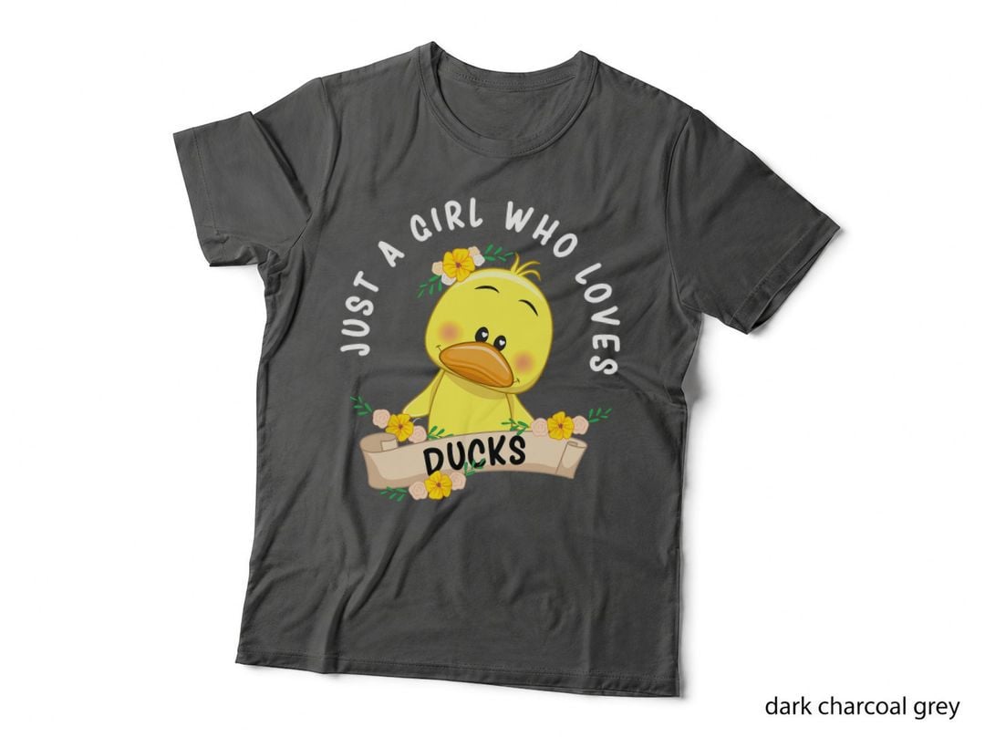 Just a Girl Who Loves Ducks Cute Duck Girl Gift Idea T-Shirt