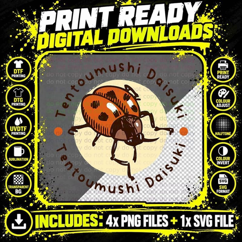 Ladybugs, Insects, Ladybugs, Astronomical Bugs Png SVG Digital Bundle