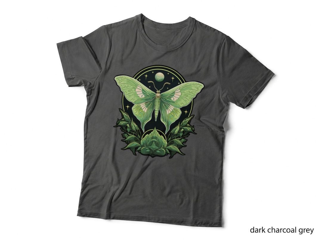 Luna Moth Insect Lover Witchy Aesthetic Moon Fairycore T-Shirt