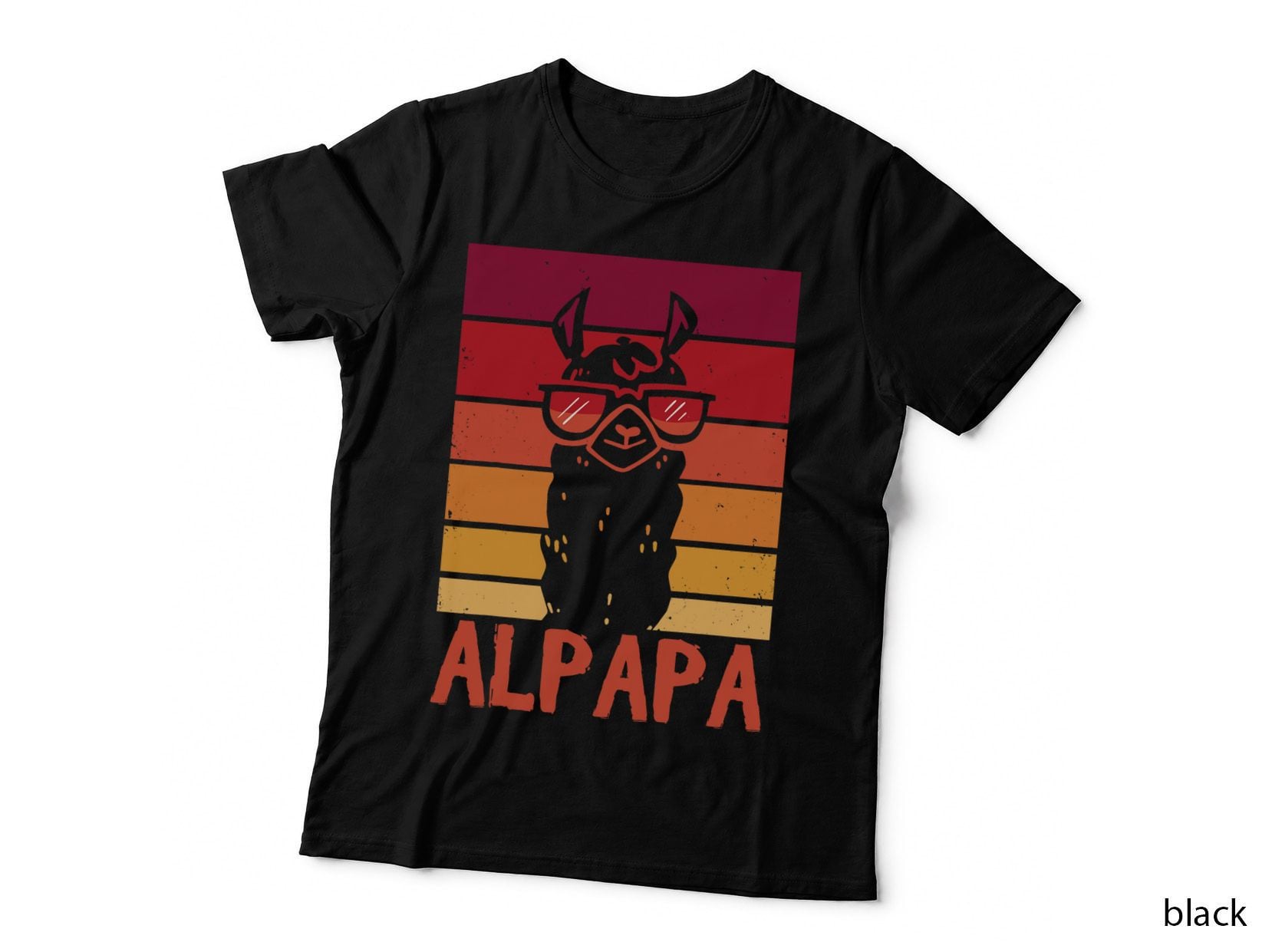 Alpapa Alpaca Fan Llama Fan Lover Father's Day T-Shirt