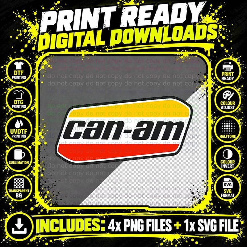 CANAM OFF ROAD Original ATV SXS SEND IT Gift T-Shirt Png SVG Digital Bundle