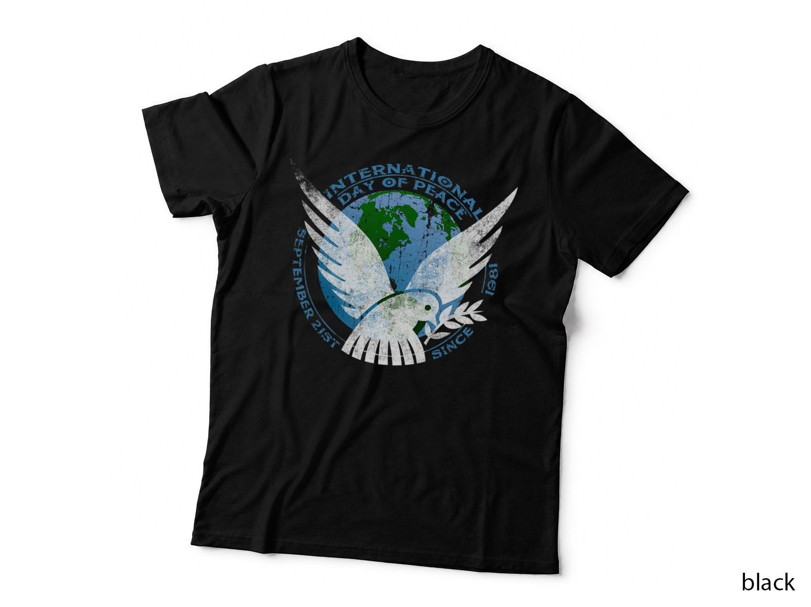 World International Day of Peace 21st T Shirt Dove Gifts