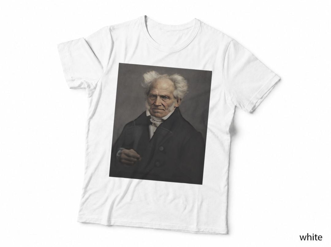 Arthur Schopenhauer German Philosopher Dark Philosophy T-Shirt