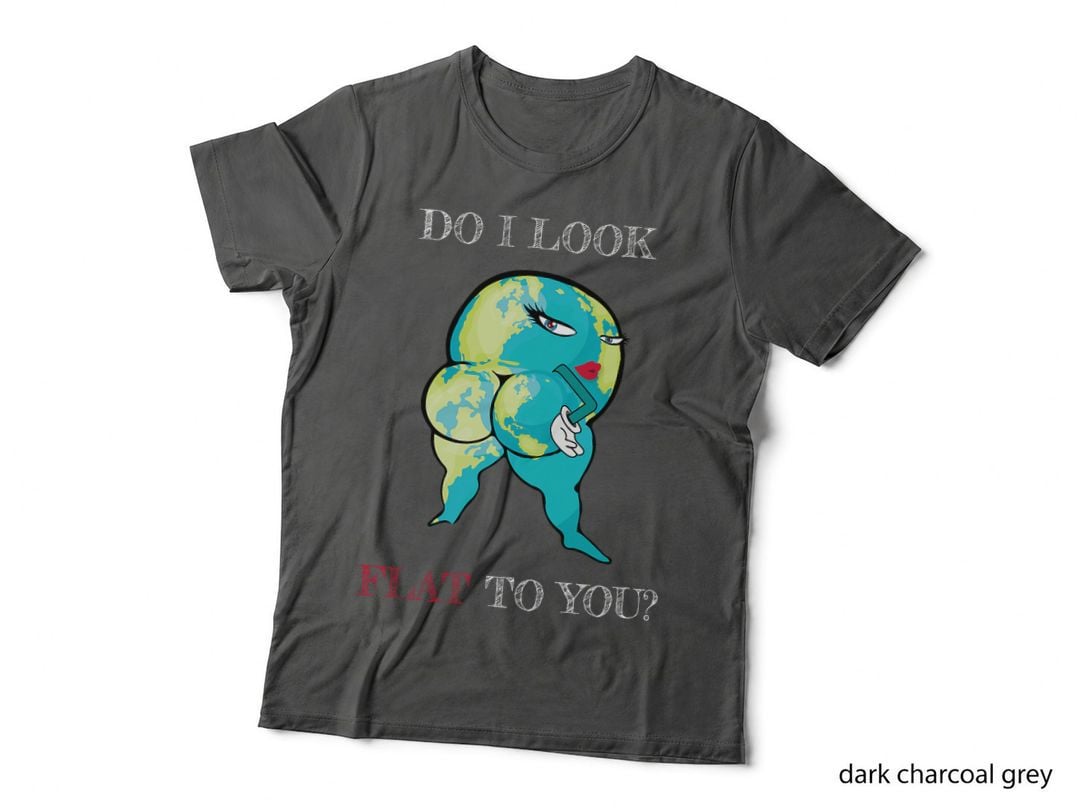Do I Look Flat to You Anti Flat Thick Earth T-Shirt
