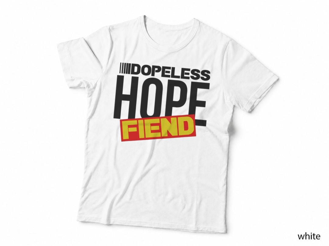 Dopeless Hope Fiend Celebrate Recovery T Shirt Rehab NA AA