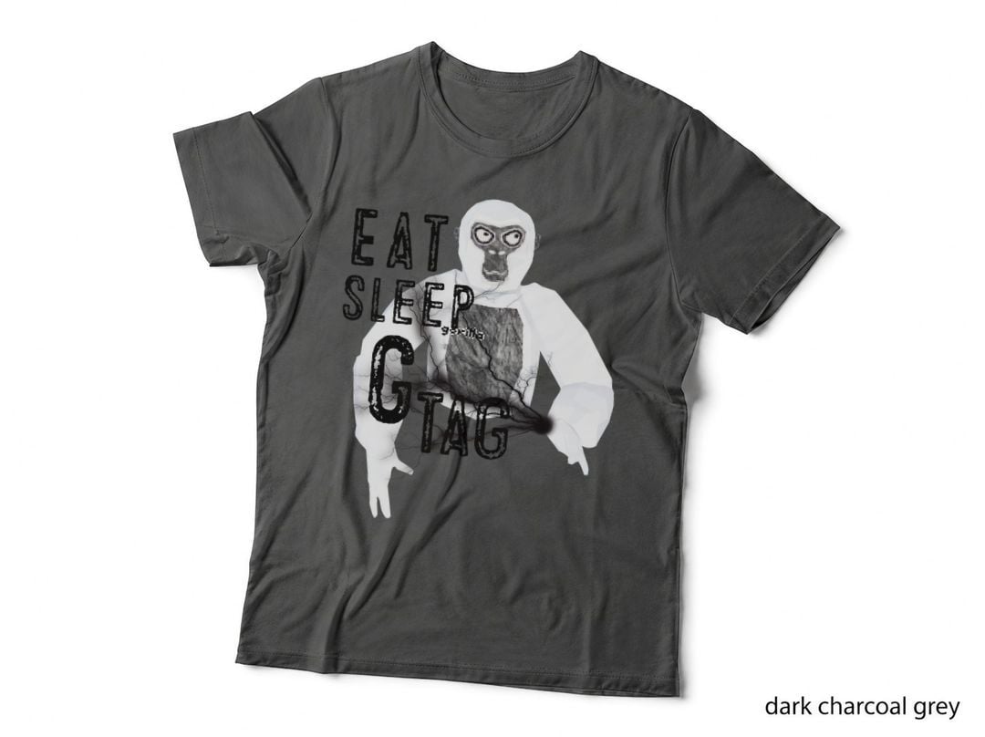 Eat Sleep Gorilla Decorations, Monke Tag Vr Game S T-Shirt
