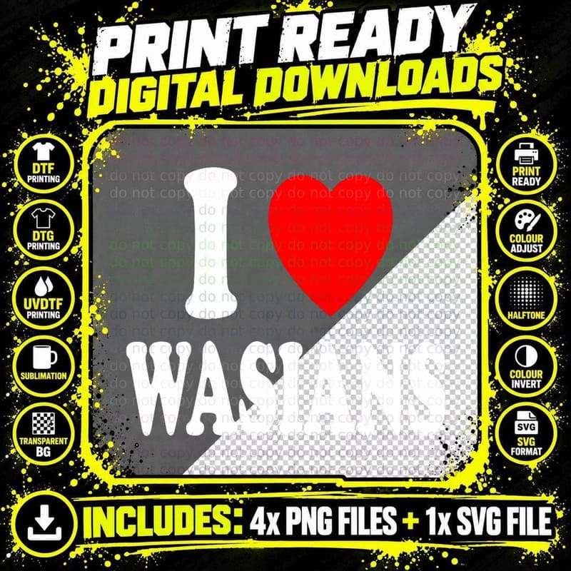 I Heart (Love) Wasians Sexy White Asian Caucasian Mixed Png SVG Digital Bundle