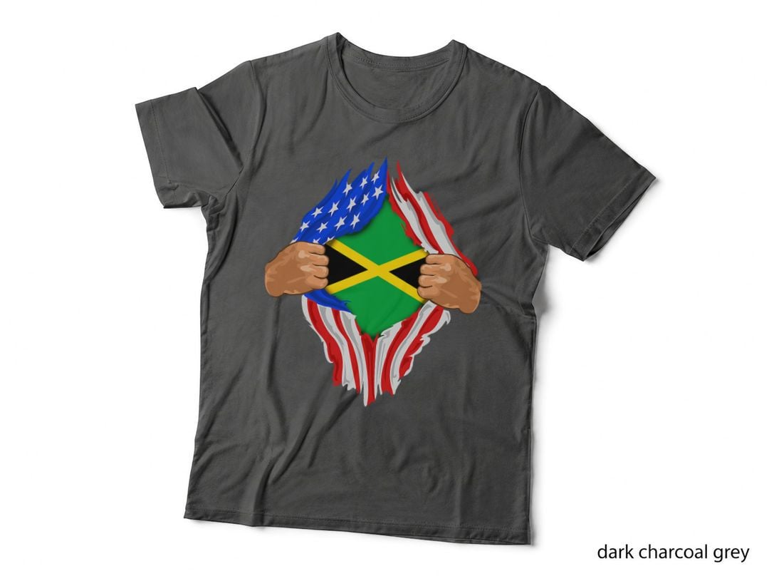Jamaican Blood Inside Me Jamaica Flag Gift T-Shirt