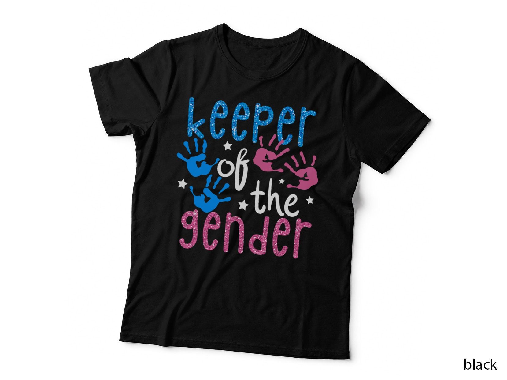 Keeper of the Gender I Reveal Outfit I Cute Baby Hands T-Shirt