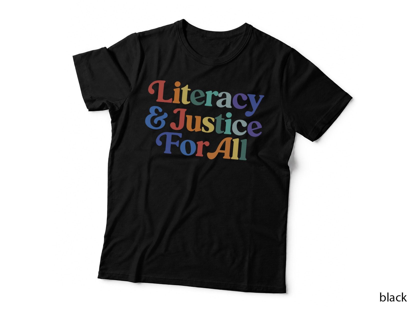 Literacy and Justice for All Protect Libraries Banned Books T-Shirt