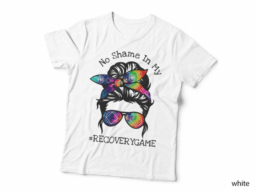 No Shame in My Recovery Game Narcotics Anonymous Women T-Shirt