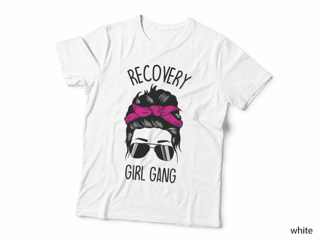 Recovery Girl Gang Clean and Sober October T-Shirt