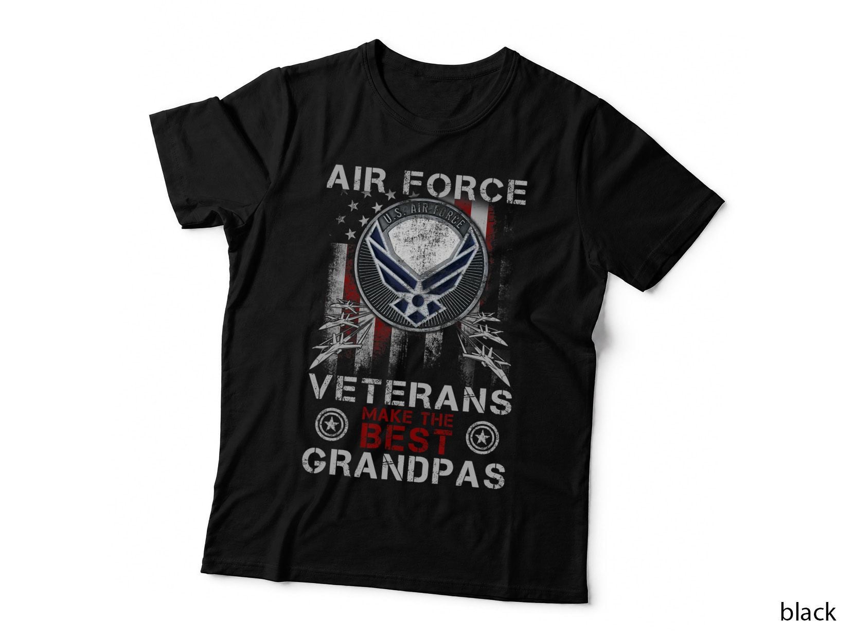 Air Force Veterans Make the Best Grandpas T-Shirt Gift Mens T-Shirt
