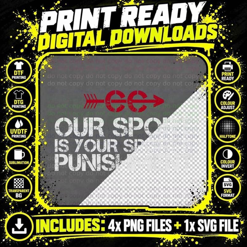 Cross Country Our Sport Is Your Sport's Punishment XC Png SVG Digital Bundle