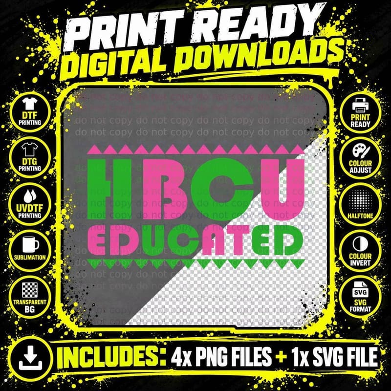 Future HBCU Grad Girl Black College Apparel HBCU Png SVG Digital Bundle