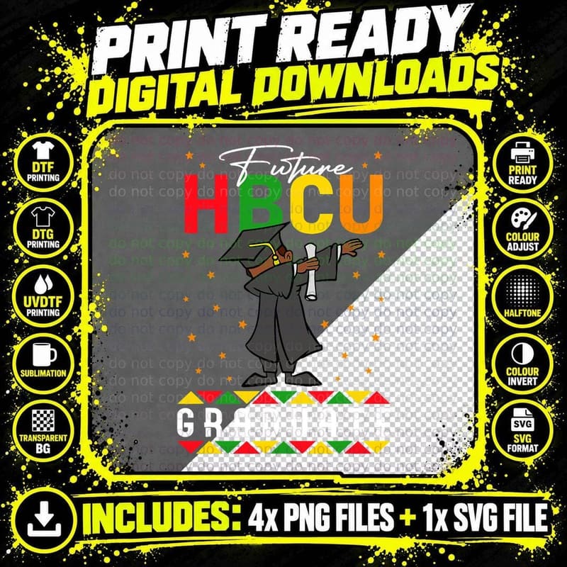 Future Hbcu Graduate T-Shirt Png SVG Digital Bundle