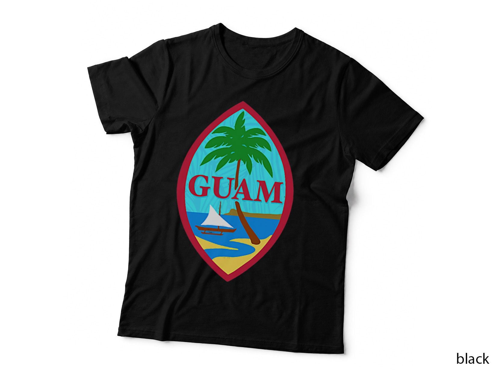 Guam Flag T Shirt Mens Women Kids Chamorro Guamanian Gift T-Shirt