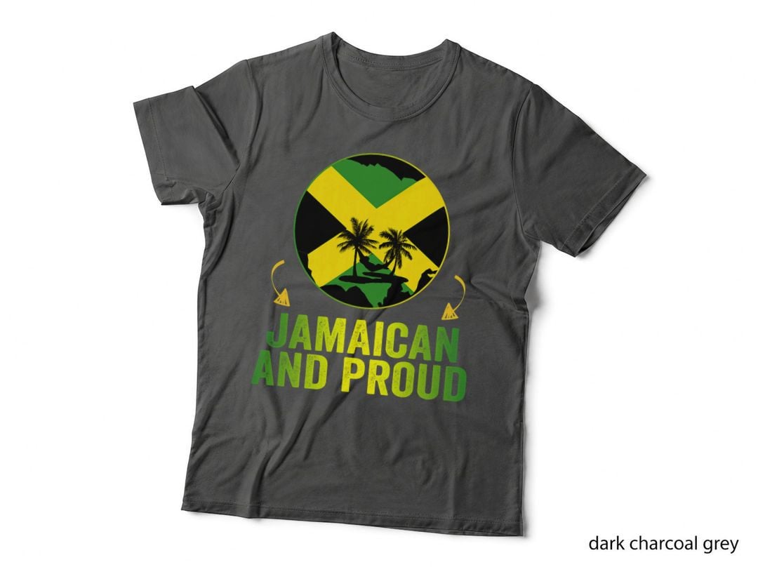 Jamaican Flag Jamaican and Proud Adults Men Women Kids T-Shirt