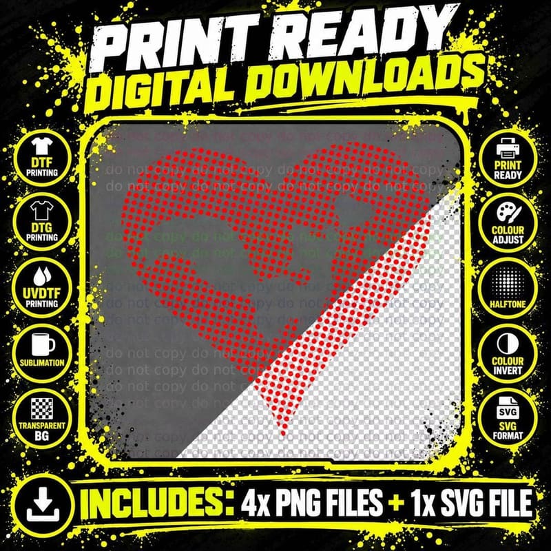 Looney Tunes Pepe Le Pew Logo Love Heart T-Shirt Png SVG Digital Bundle