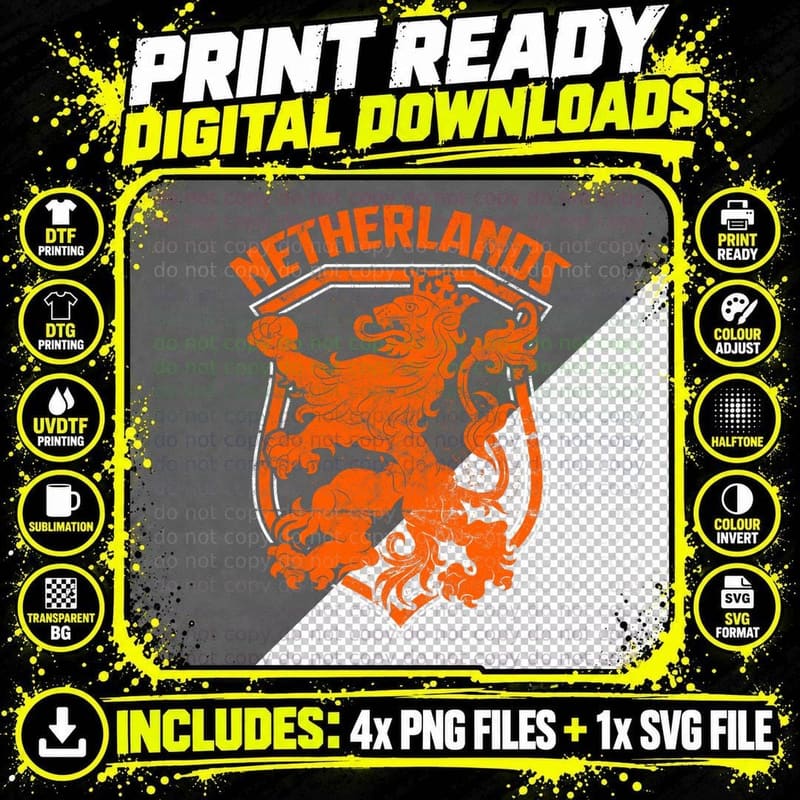Netherlands Tshirt Holland Dutch Amsterdam Nederland Png SVG Digital Bundle