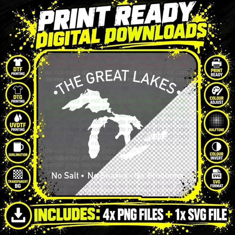 No Salt, No Sharks, No Problem T-Shirt Png SVG Digital Bundle