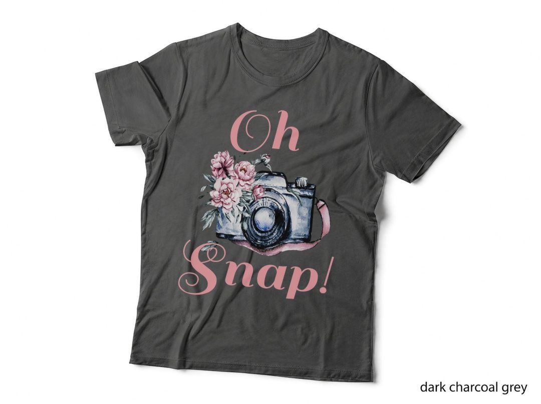 Oh Snap Camera Photography Lover Photographer Gift T-Shirt