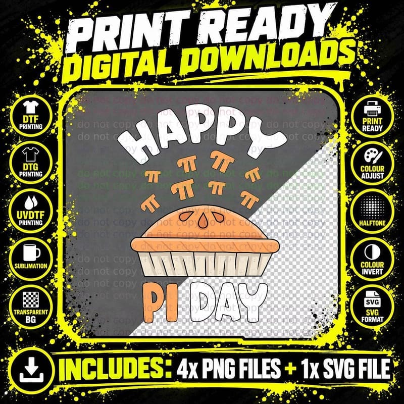Pi Day Pie Shirt Kids Toddler Pi Day Tshirt Youth Pi Png SVG Digital Bundle