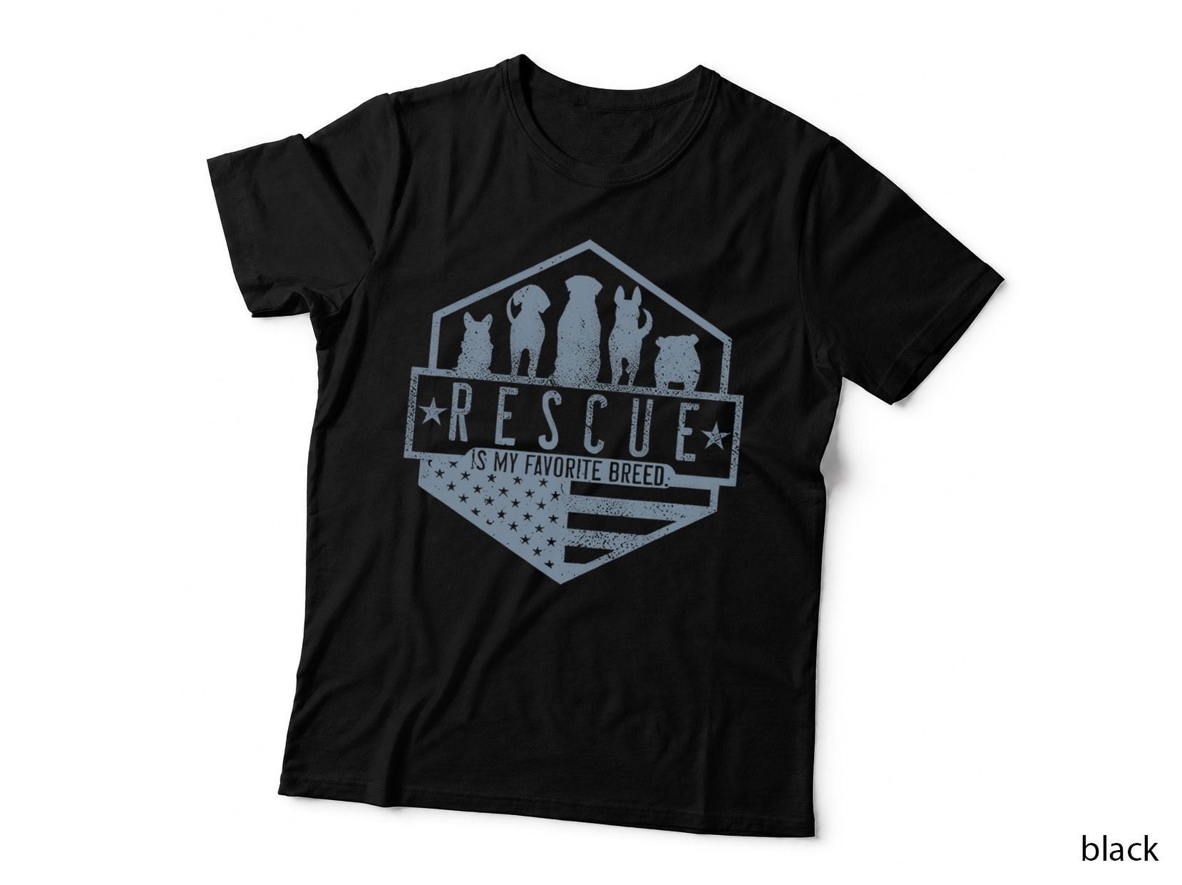 Rescue Is My Favorite Breed T-Shirt