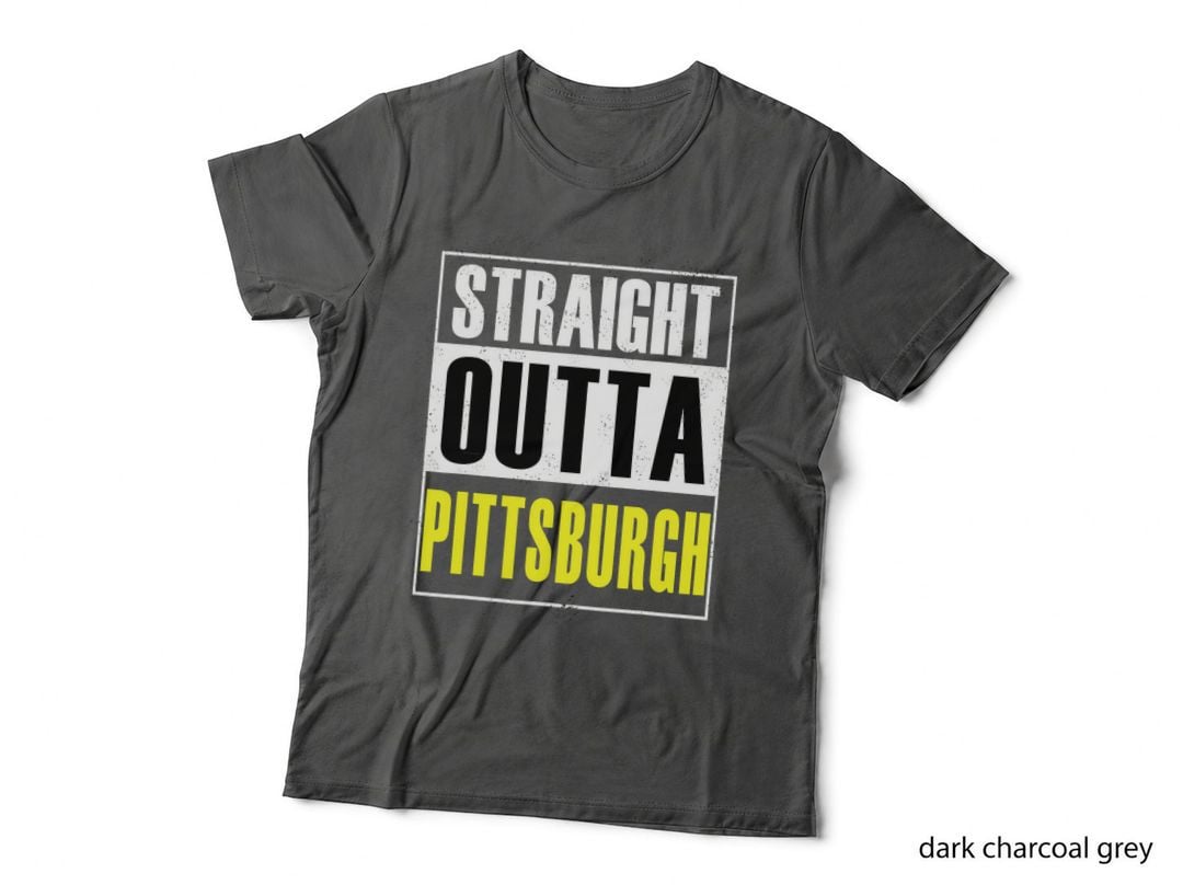 Straight Outta Pittsburgh, Steel and City T Shirt