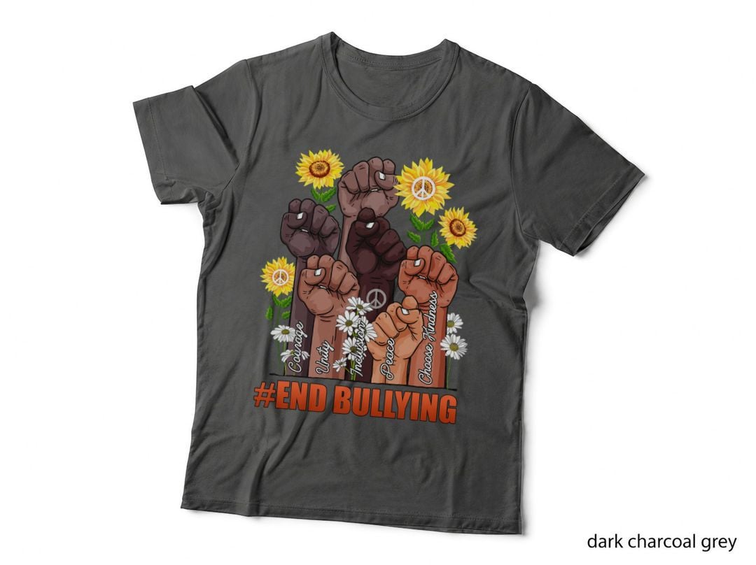 Unity Day Orange Kid Anti Bullying Be Kind Sign Language T-Shirt