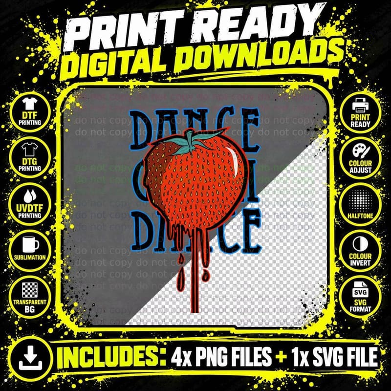 Dance Gavin Dance Merch- We Own the Night -Dance Gavin Png SVG Digital Bundle