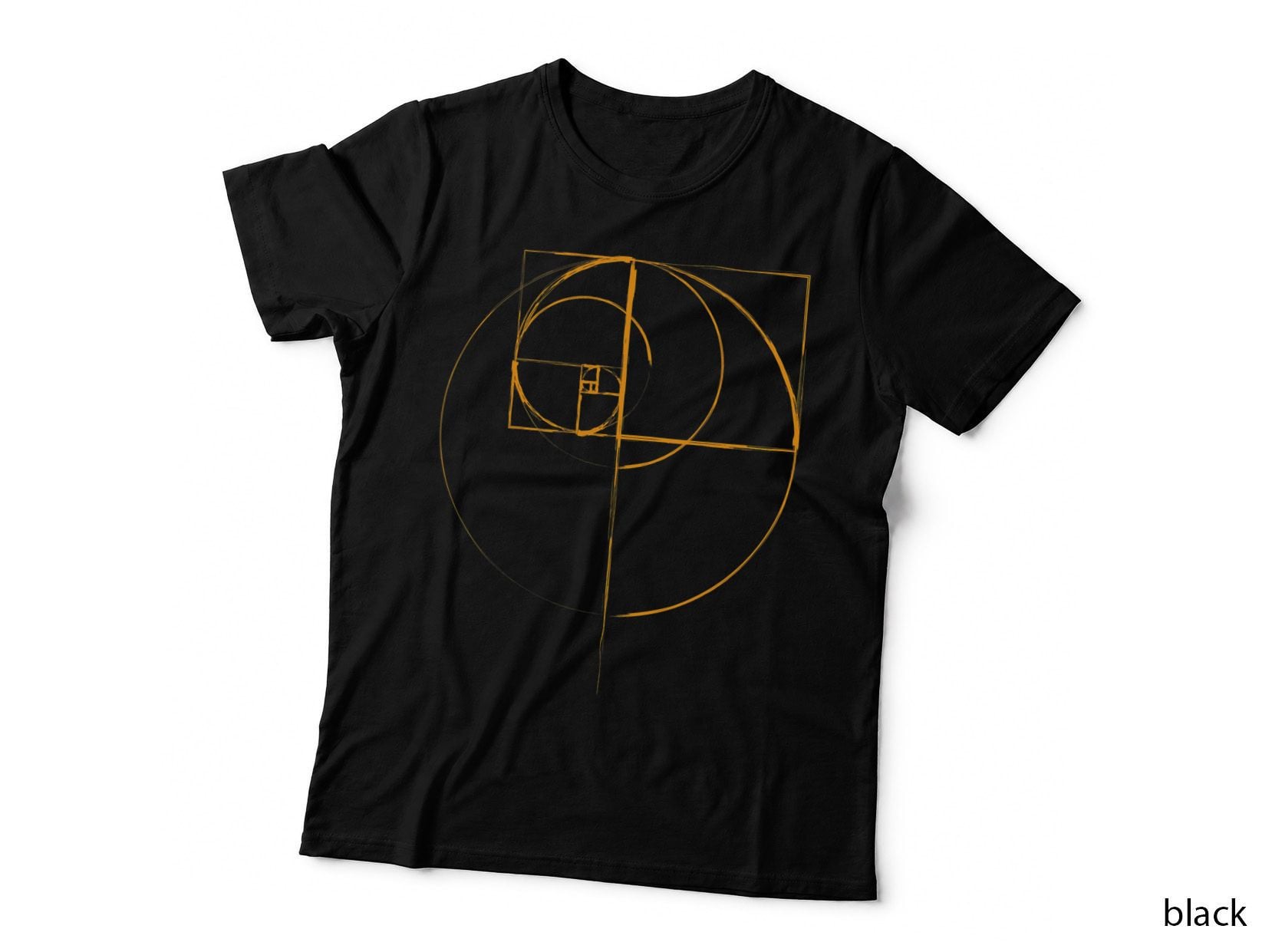 Fibonacci Golden Ratio Circle T Shirt