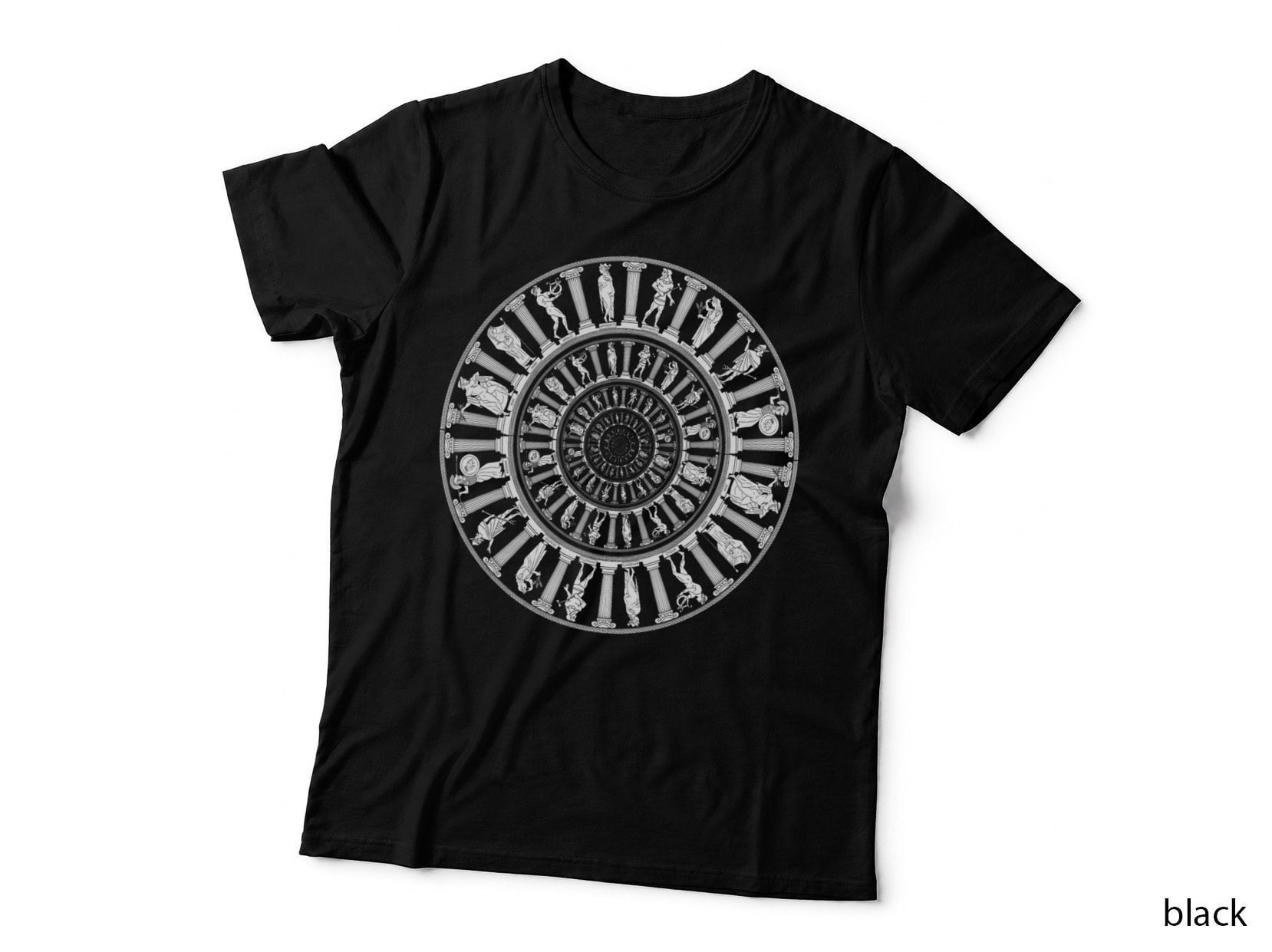 Greek Gods Vortex T-Shirt Ancient Greece Mythology Portal