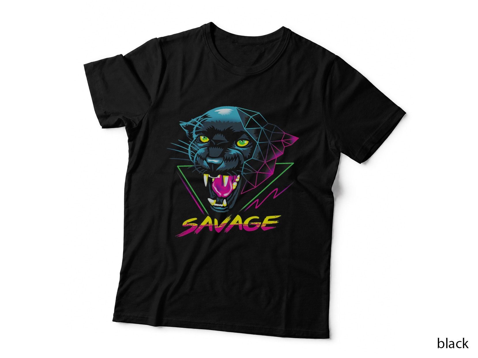 Savage - Panr Synthwave Style T-Shirt