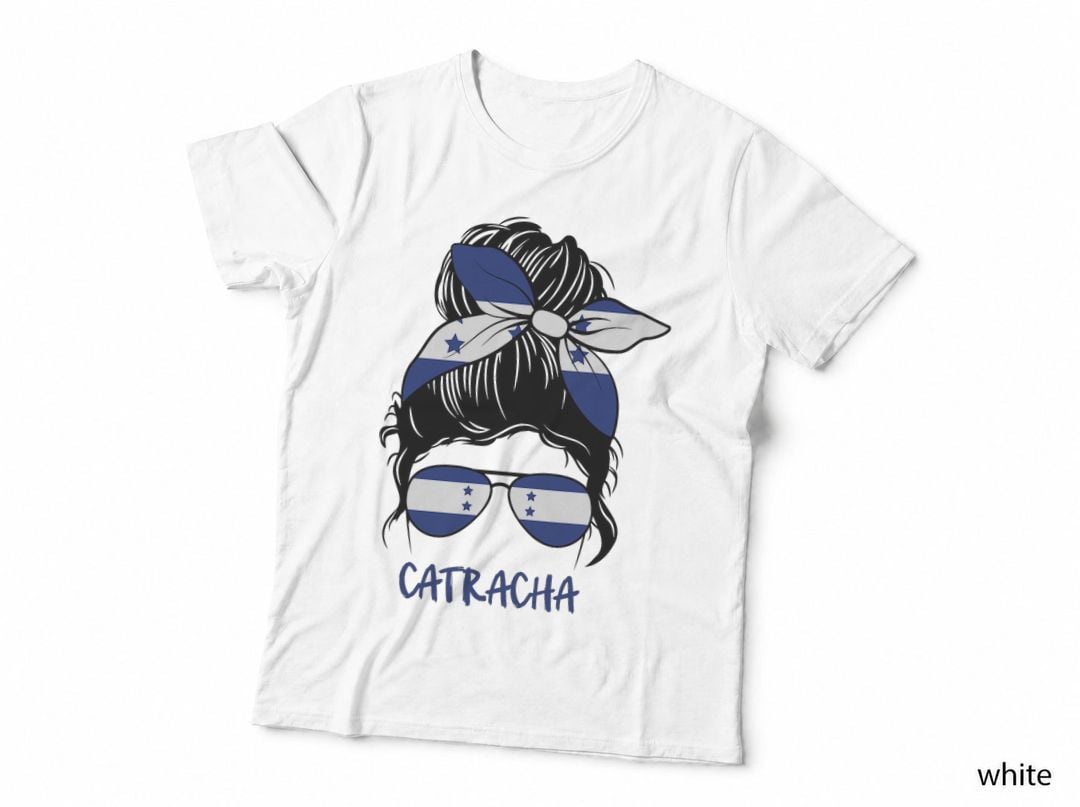 Soy Catracha for Hondurans Honduras Flag Girl T-Shirt