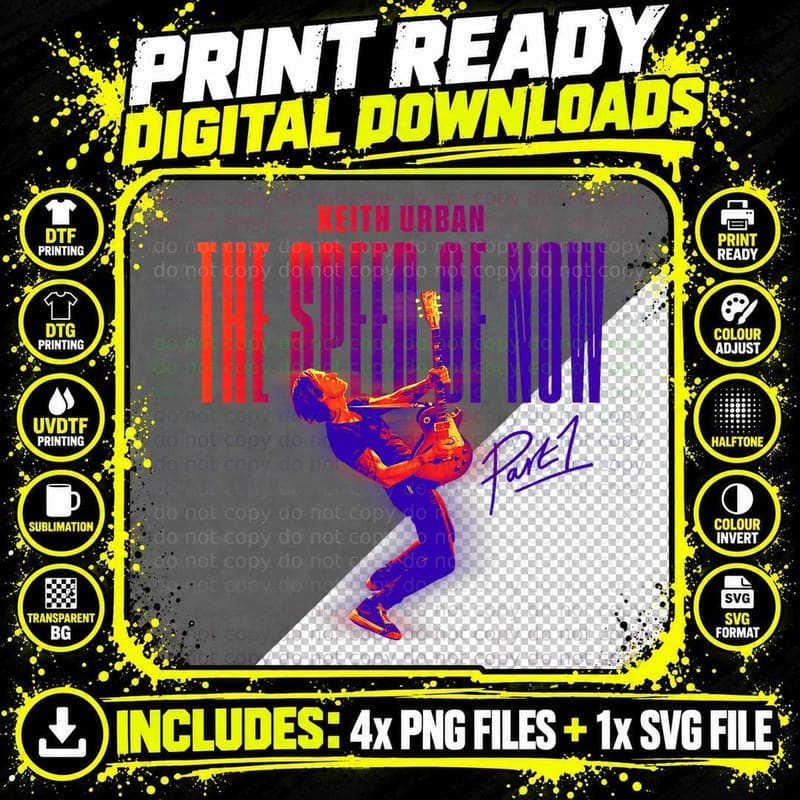 THE SPEED OF NOW Part 1 T-Shirt Png SVG Digital Bundle