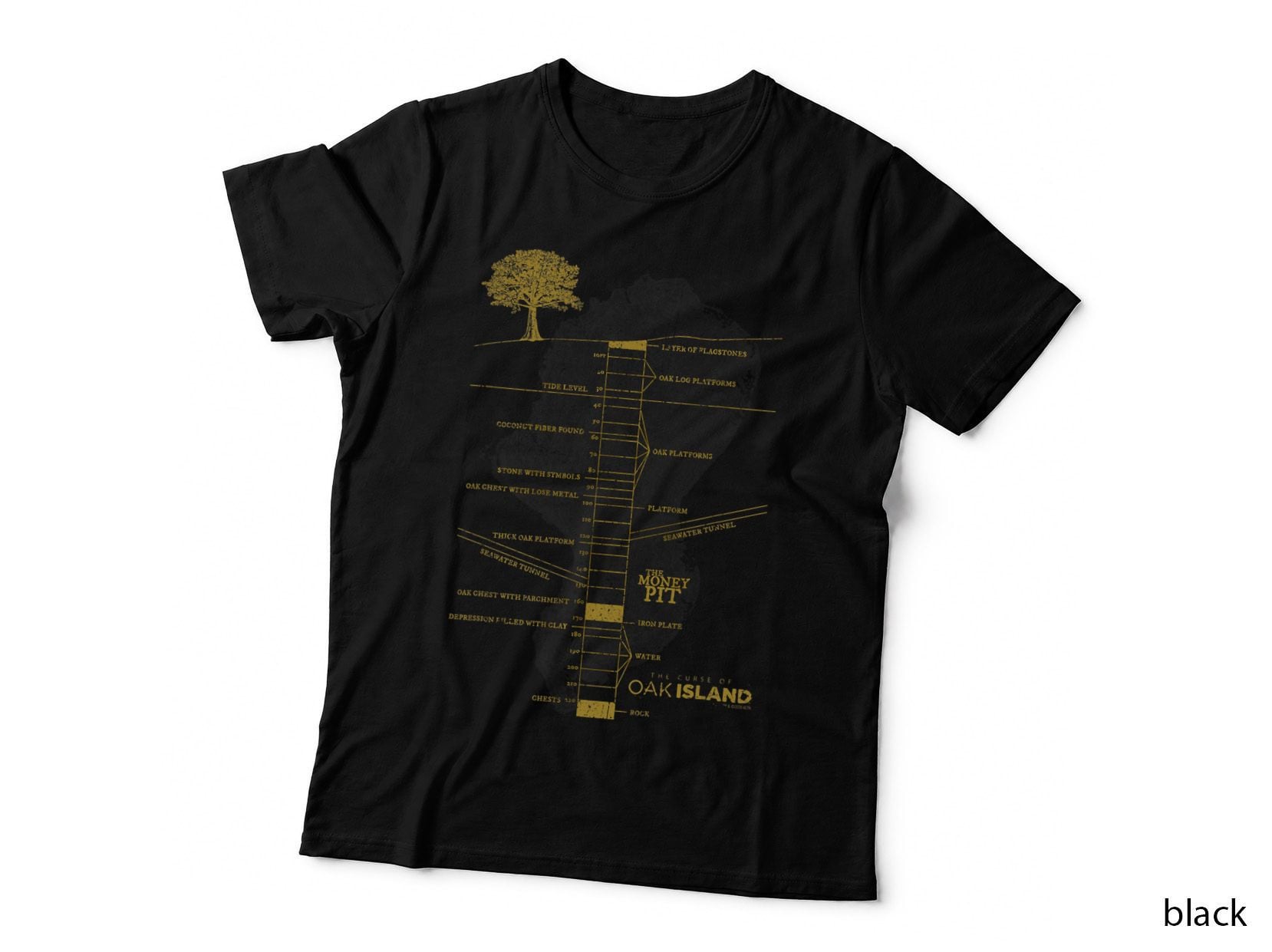 The Curse of Oak Island Money Pit T-Shirt