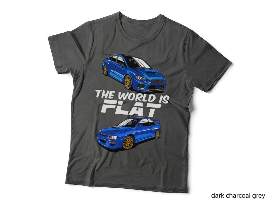 The World Is Flat Subie T-Shirt