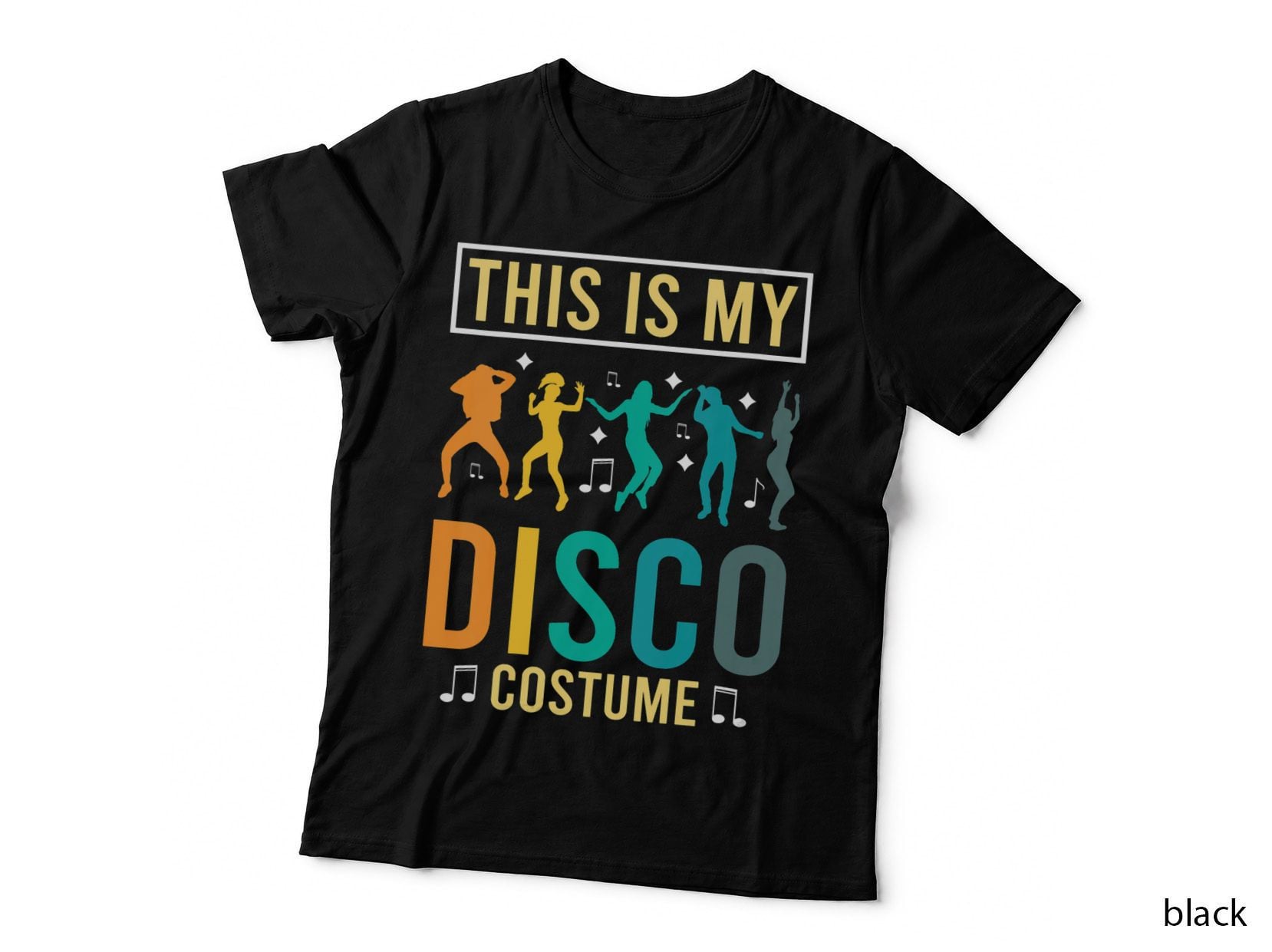 This Is My Disco Costume 1970s Outfit 70's Style Design T-Shirt