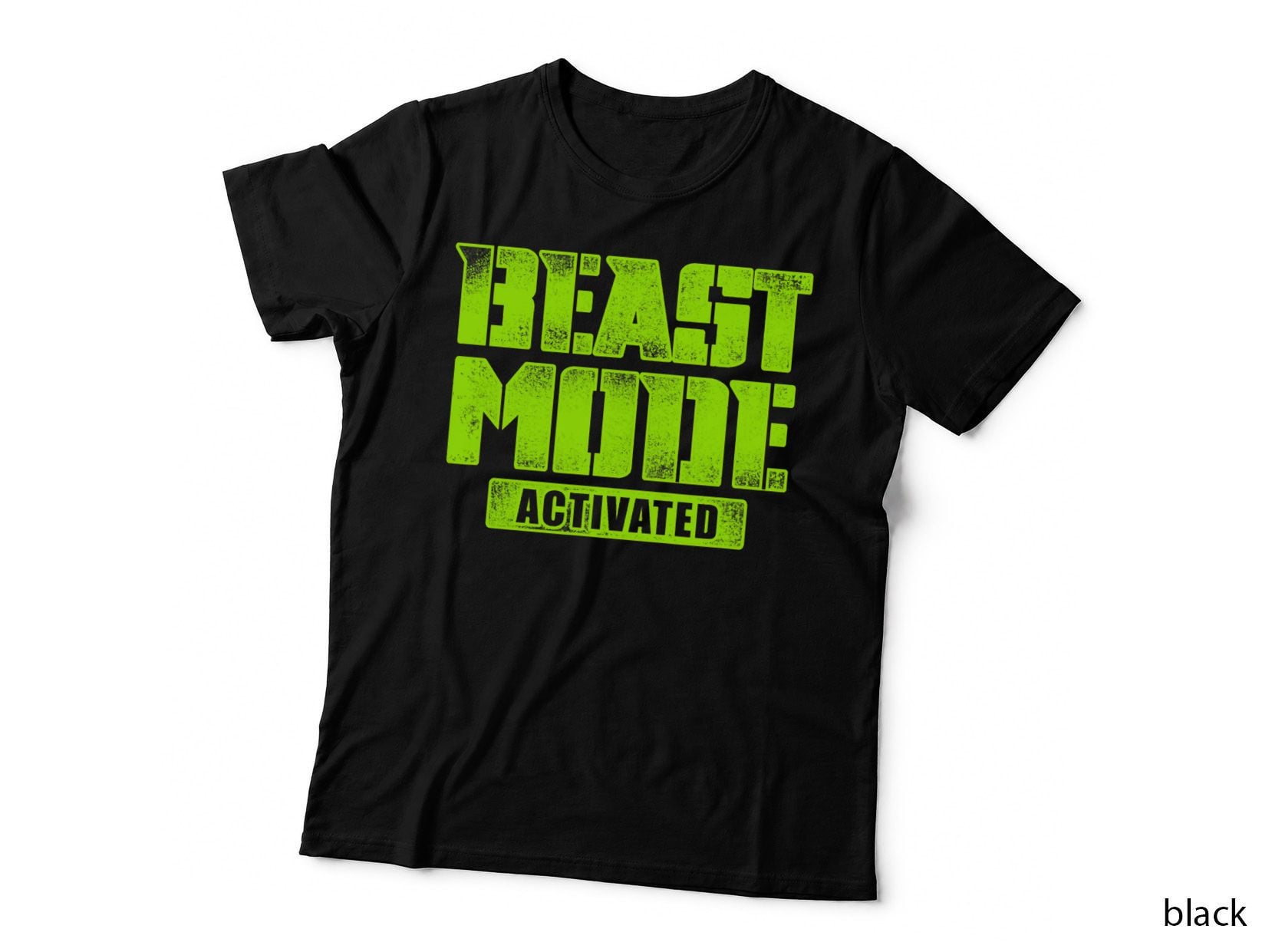 Trendy Graphic Beast Mode Activated T-Shirt