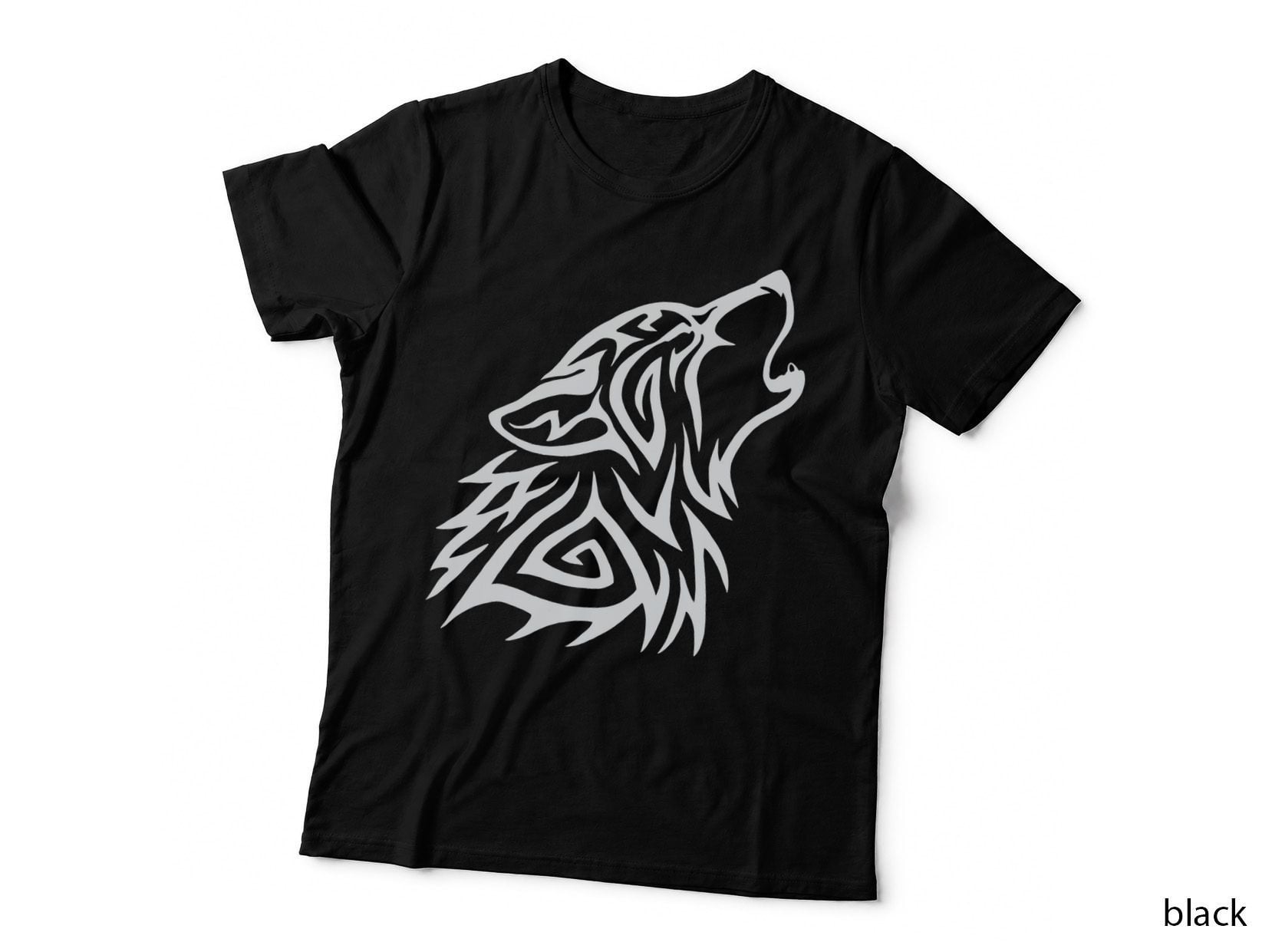 Tribals Wolfs Howls for Men Women T-Shirt
