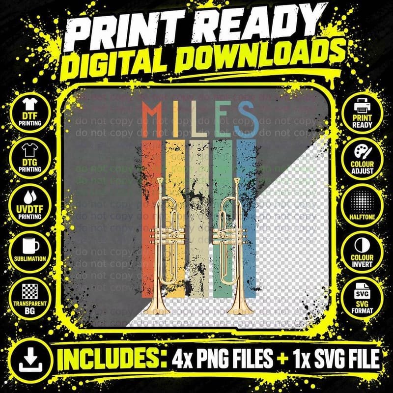 We Gonna Blow - Legendary Jazz Artist Trumpet T-Shirt Png SVG Digital Bundle