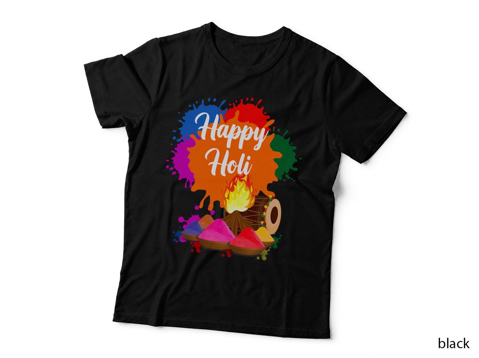 Happy Holi Men Women Family Kids Cool Holi Festival Outfit T-Shirt