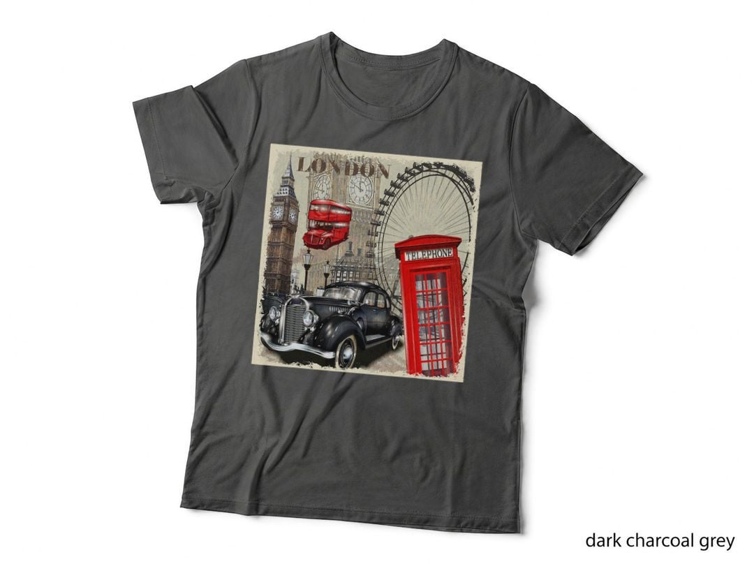 I Love London Souvenirs Tshirt- Cute London Monument Art T-Shirt