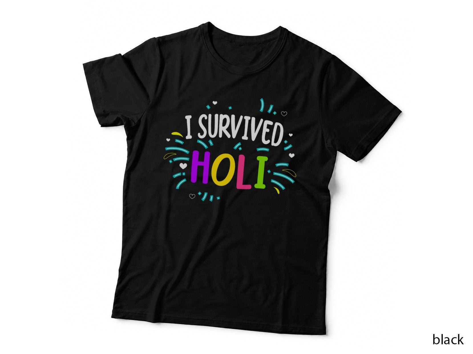 I Survived Holi Hinduism Hindu Buddhist Holi Festival T-Shirt